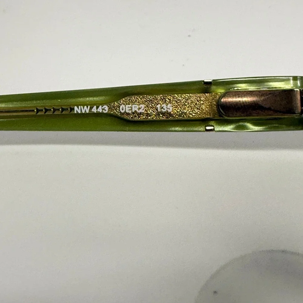 Nine West NW443 0ER2 135 Green Tortoise Acetate Oval Eyeglass Frames Petite